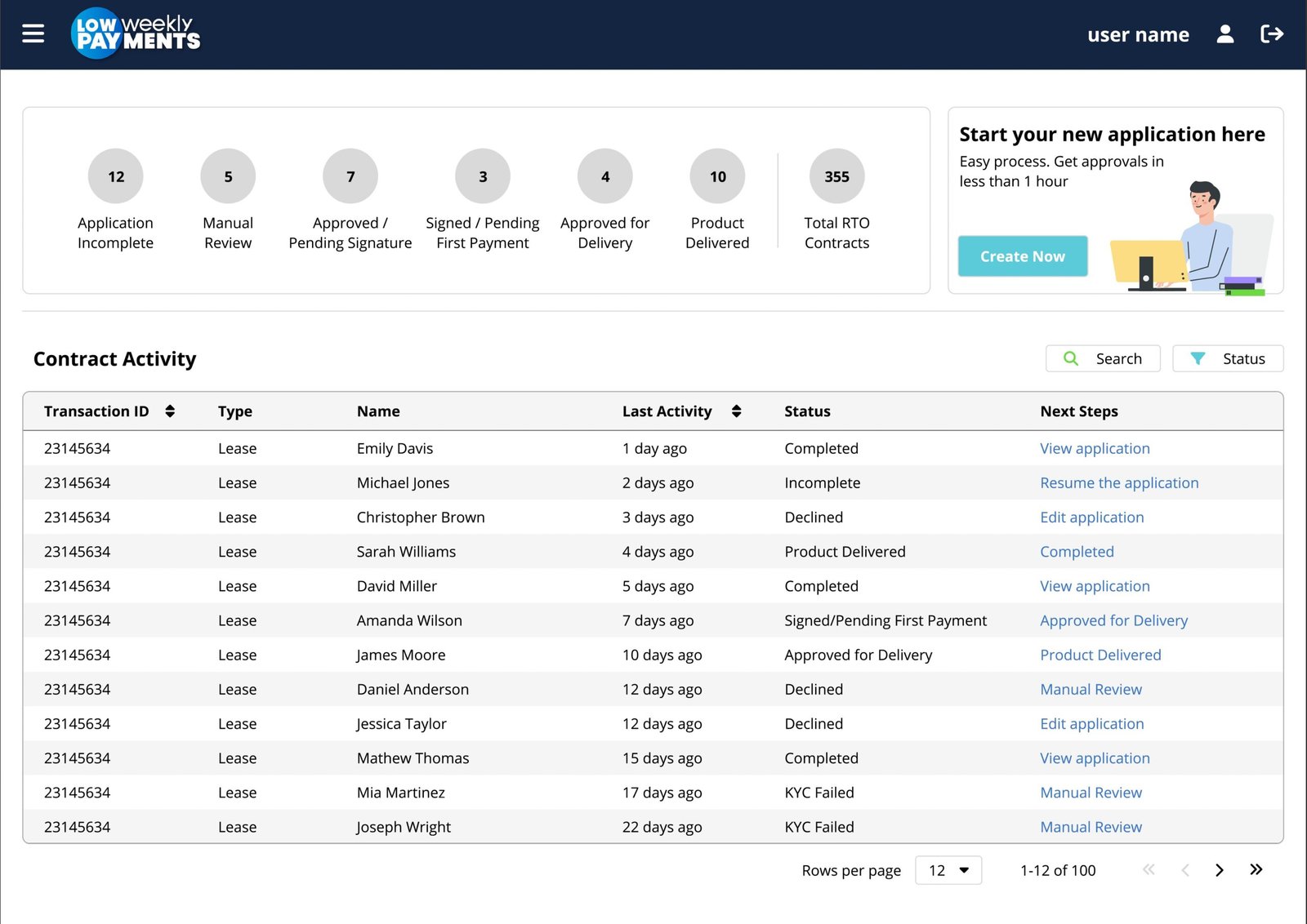 LWP CRM platform